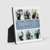 Sentimentale Fotocollage Mutter Andenken Fotoplatte (Vorderseite)
