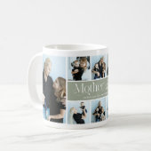 Sentimentale Fotocollage Mutter Andenken Kaffeetasse (Vorderseite Links)