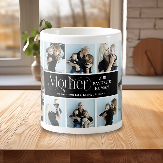 Sentimentale Fotocollage Mutter Andenken Kaffeetasse