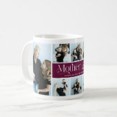 Sentimentale Fotocollage Mutter Andenken Kaffeetasse (Vorderseite Links)