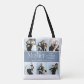 Sentimentale Fotocollage Muttis Andenken  Tasche (Rückseite)