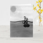 Sentimentale Karte - An Eltern (Gelbe Blume)