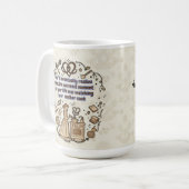 Sentimentales Geschenk für Mama, die Mutter beim K Kaffeetasse (Vorderseite Links)