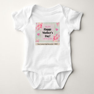 Sentimentales Muttertagsgeschenk von Baby an Mama Strampler
