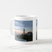 Sentinal am Sonnenuntergang Kaffeetasse (Vorderseite Links)
