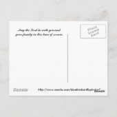 Sentinal bei Sunset, mit tiefstem Beileid. Postkarte (Rückseite)