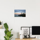 Sentinal bei Sunset, Portland Head Lighthouse Poster (Heimbüro)