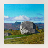 Sentinel Rock, Lake Willoughby, Vermont Jigsaw Puz Puzzle (Horizontal)