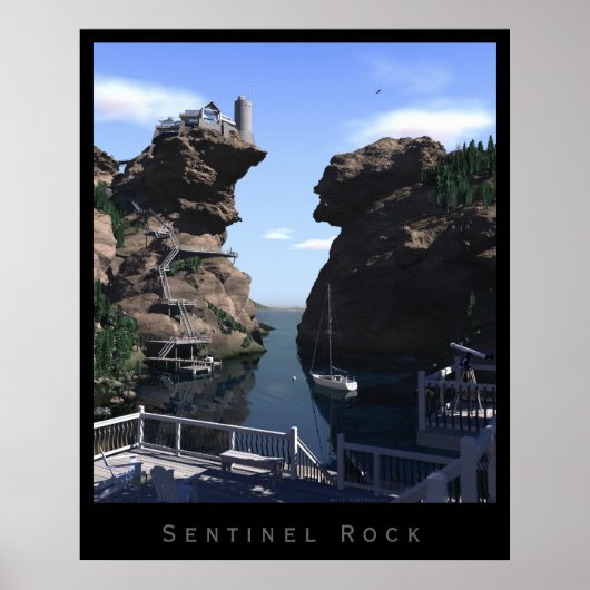 Sentinel Rock Poster (Vorne)