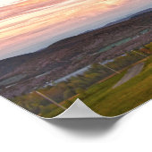 Sentinel Rock Sunset, Vermont Poster (Ecke)