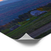 Sentinel Rock Vermont Sunset Poster (Ecke)