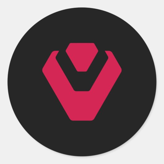 Sentinels Americ Valorant Org Runder Aufkleber (Vorderseite)