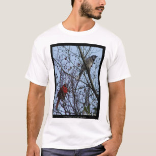 Sentinels Blaue Jay und Kardinal von Lee Hiller T-Shirt