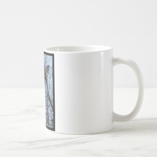 Sentinels Blue Jay und Kardinal von Lee Hiller Kaffeetasse (Rechts)