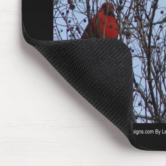 Sentinels Blue Jay und Kardinal von Lee Hiller Mousepad (Ecke)