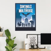 Sentinels des Multiverse-Board-Spiels Minimalistis Poster (Heimbüro)