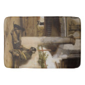 Sentry Guarding a Gate with his Pet Hund Badematte (Vorderseite)