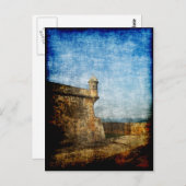 Sentry Post Old San Juan Postkarte (Vorne/Hinten)