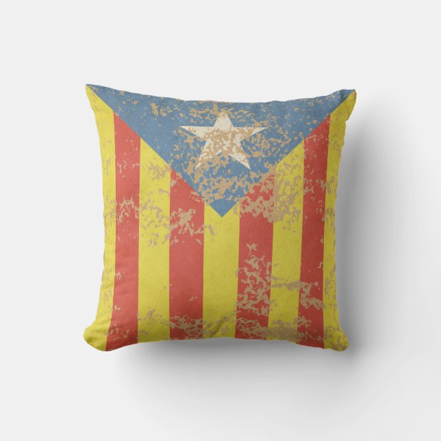 Senyera Estelada Blava Antiga Kissen (Vorderseite)