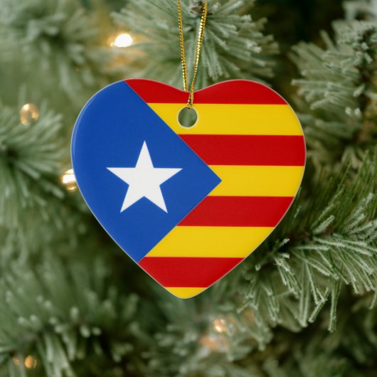 Senyera Estelada Keramik Ornament (Baum)