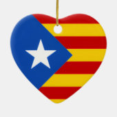 Senyera Estelada Keramik Ornament (Hinten)