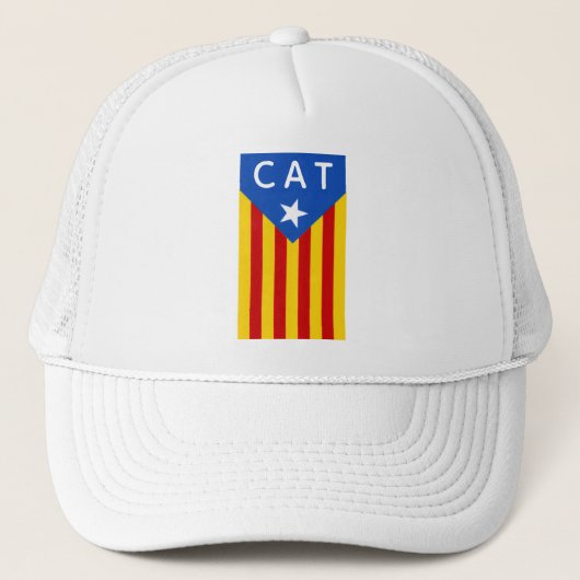 Senyera Estelada Truckerkappe (Vorderseite)