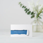 SEO Consultant Business Card Ripping Paper Visitenkarte (Stehend Vorderseite)