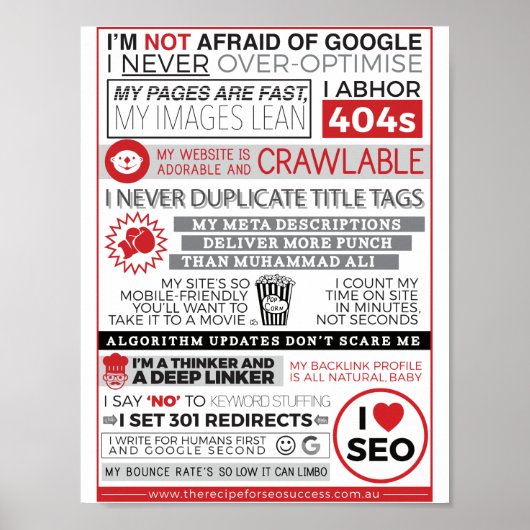 SEO Manifesto Poster (Vorne)
