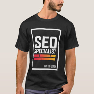 SEO-Spezialist Limitierte Auflage Vintage Custom E T-Shirt