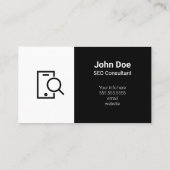 SEO-Visitenkarten Visitenkarte (Rückseite)