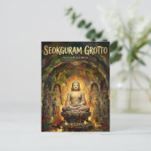 Seokguram-Grotte Südkorea Postkarte (Stehend Vorderseite)