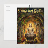 Seokguram-Grotte Südkorea Postkarte (Vorne/Hinten)