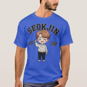 SeokJin EST.1992 Niedlicher Chibi Style Fans Gif T-Shirt (Vorderseite)