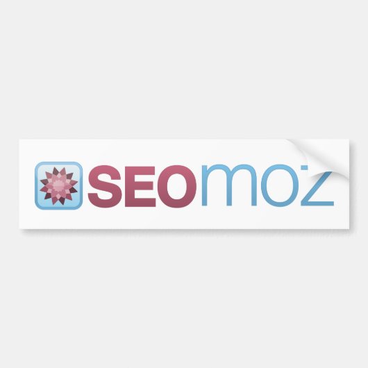 SEOmoz Logo-Autoaufkleber Autoaufkleber (Vorne)