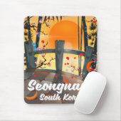 Seongnam Südkorea Reiseplakat Mousepad (Mit Mouse)