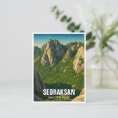 Seoraksan-Nationalpark Korea Postkarte (Stehend Vorderseite)