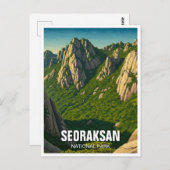 Seoraksan-Nationalpark Korea Postkarte (Vorne/Hinten)