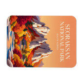 Seoraksan-Nationalpark Südkorea Magnet (Horizontal)