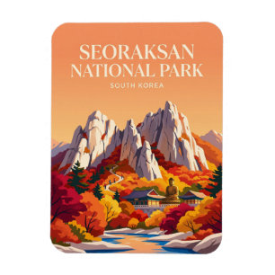 Seoraksan-Nationalpark Südkorea Magnet