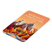 Seoraksan-Nationalpark Südkorea Magnet (Linke Seite)
