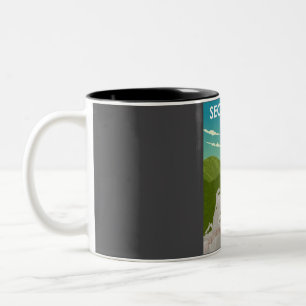 Seoraksan-Nationalpark Südkorea Vintager Minima Zweifarbige Tasse