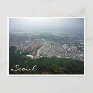 Seoul-Ansicht Postkarte