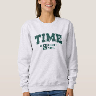 Seoul Archive Varsity Retro Design Fan Art Sweatshirt