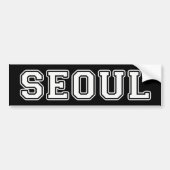 Seoul Autoaufkleber (Vorne)