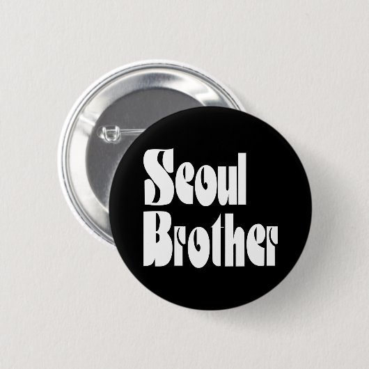 Seoul Brother Button (Vorne & Hinten)