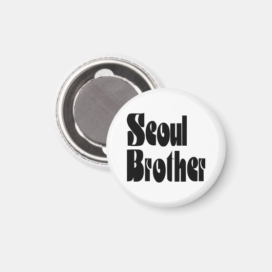 Seoul Brother Magnet (Vorderseite/Rückseite)