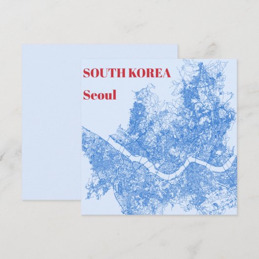 Seoul Card (Vorne/Hinten)