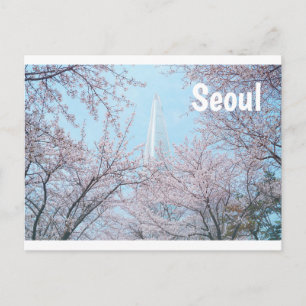 Seoul Cherry Blossom Postkarte