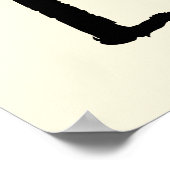 Seoul City Simple Koresch Poster (Ecke)