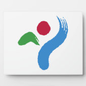 Seoul Flag Plaque Fotoplatte (Vorderseite)